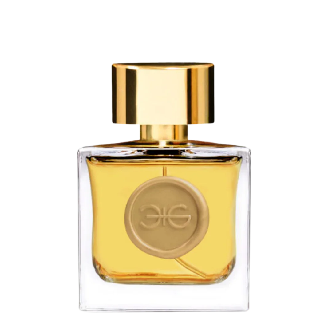 Citrine Eau de Parfum von Manos Gerakinis bei scent amor - sonniger Zitrusduft im eleganten Flakon auf transparentem Hintergrund