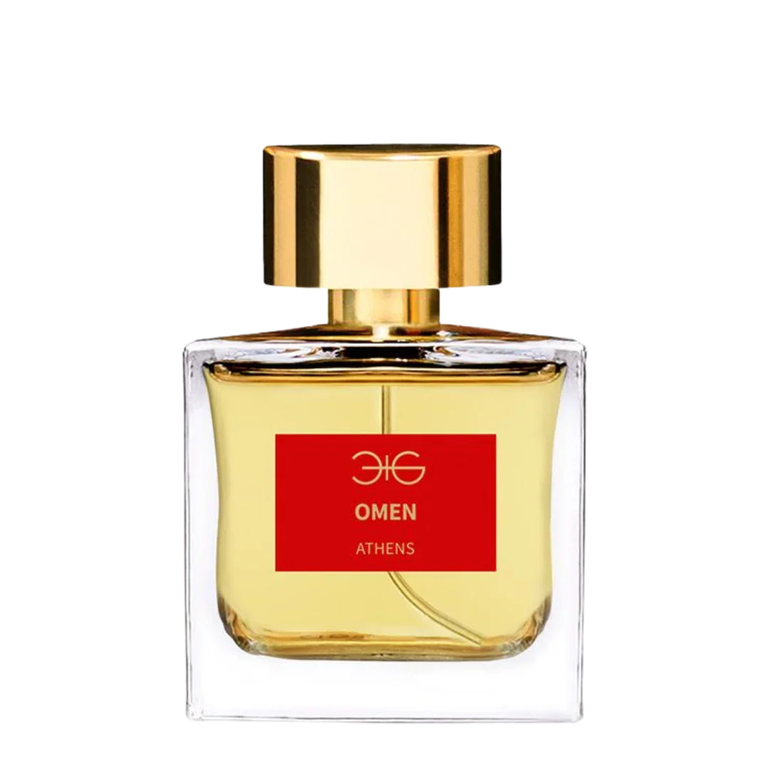 Omen Eau de Parfum von Manos Gerakinis bei scent amor - freigestellter Flakon auf transparentem Hintergrund