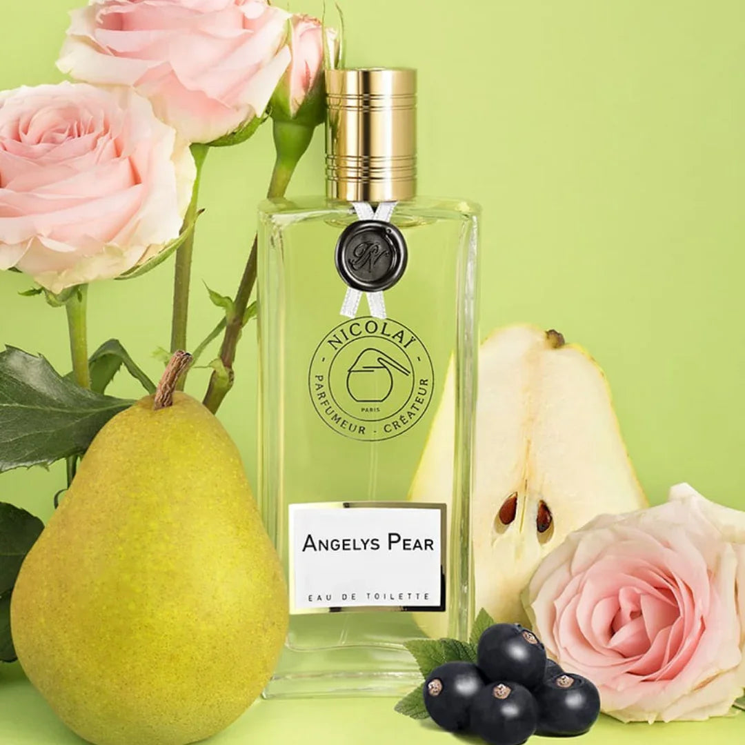 Nicolaï ANGELYS PEAR Eau de Toilette Mood Flakon mit Birne Cassis und Rosen scent amor