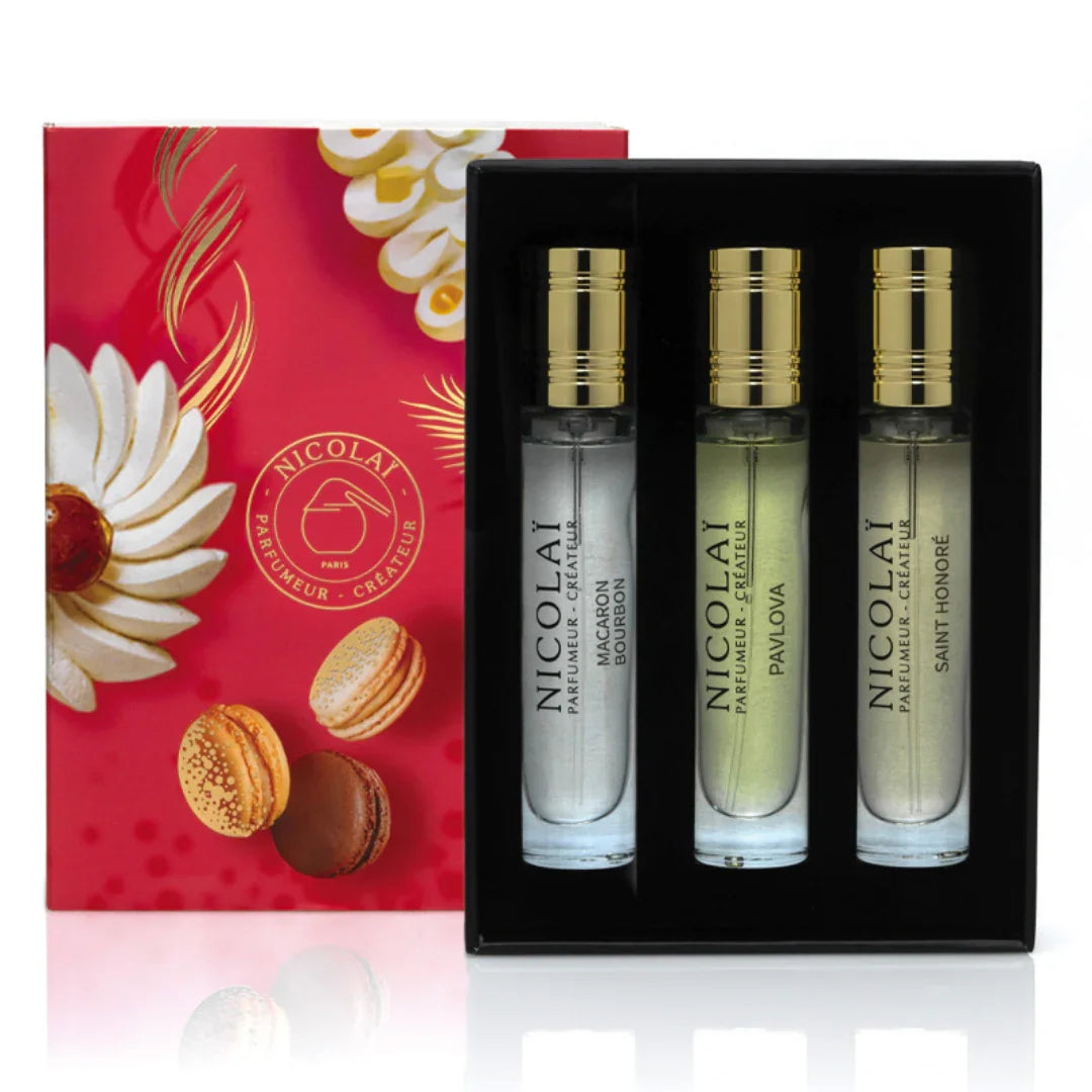 Nicolaï Gourmand Collection DISCOVERY SET Eau de Parfum Intense Flakons in der Umverpackung scent amor