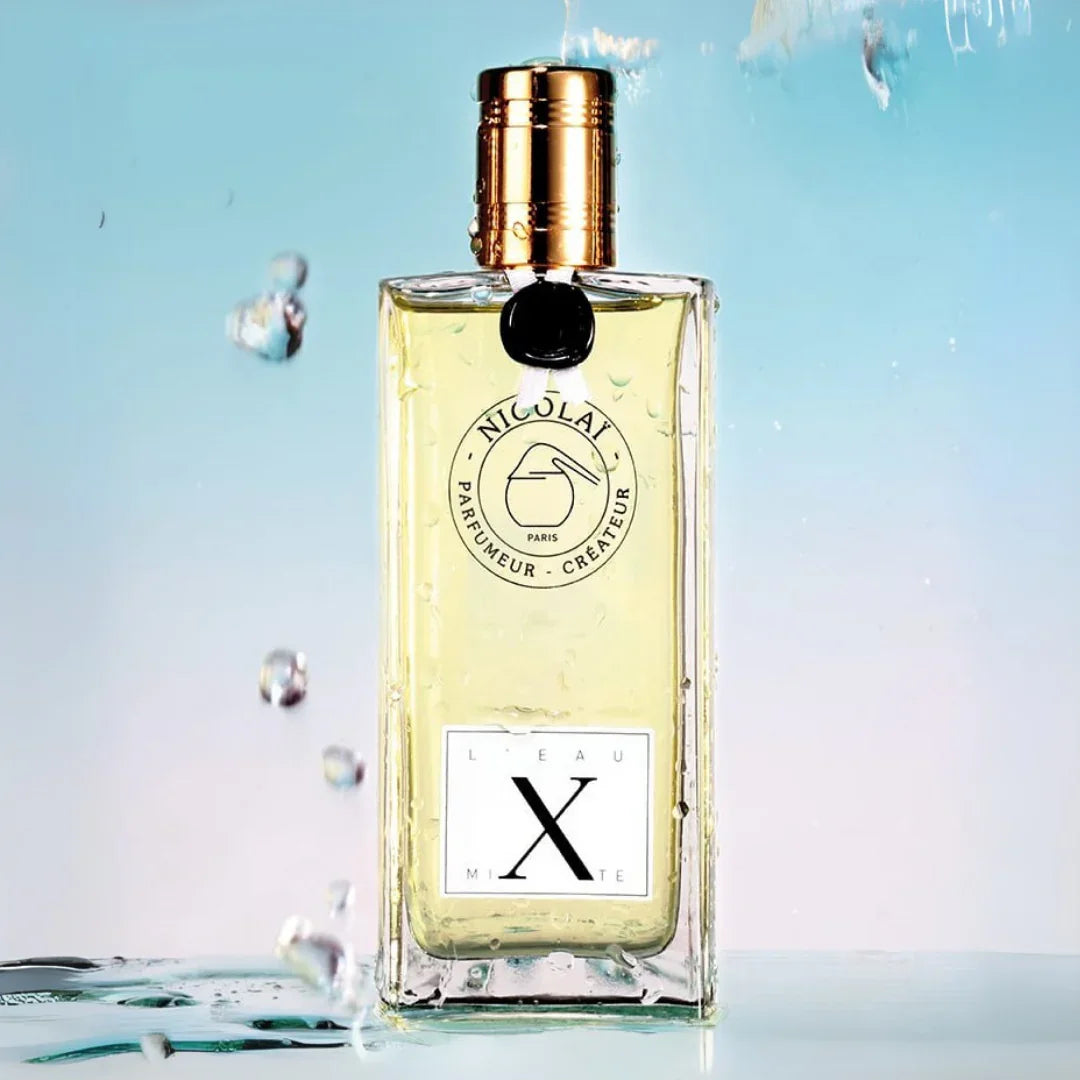 Nicolaï L'EAU MIXTE Eau Fraiche Mood Flakon mit kühlen Wassertropfen scent amor
