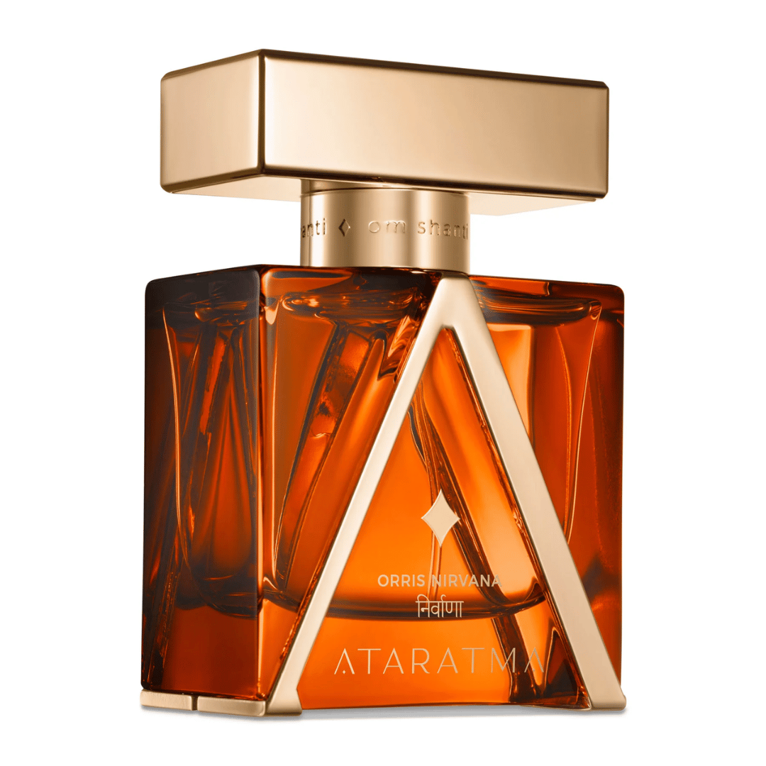 Ataratma ORRIS NIRVANA Extrait de Parfum Flakon Nischenduft schräg abgebildet bei scent amor deinem Fachmann für die feinen Nischenparfums