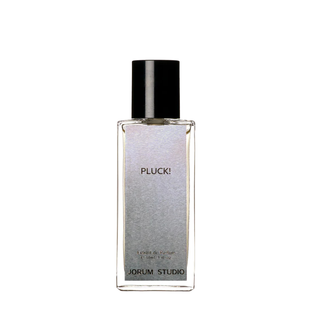 PLUCK! limitierter Nischenduft von Jorum Studio als freigestellter Flakon für scent amor
