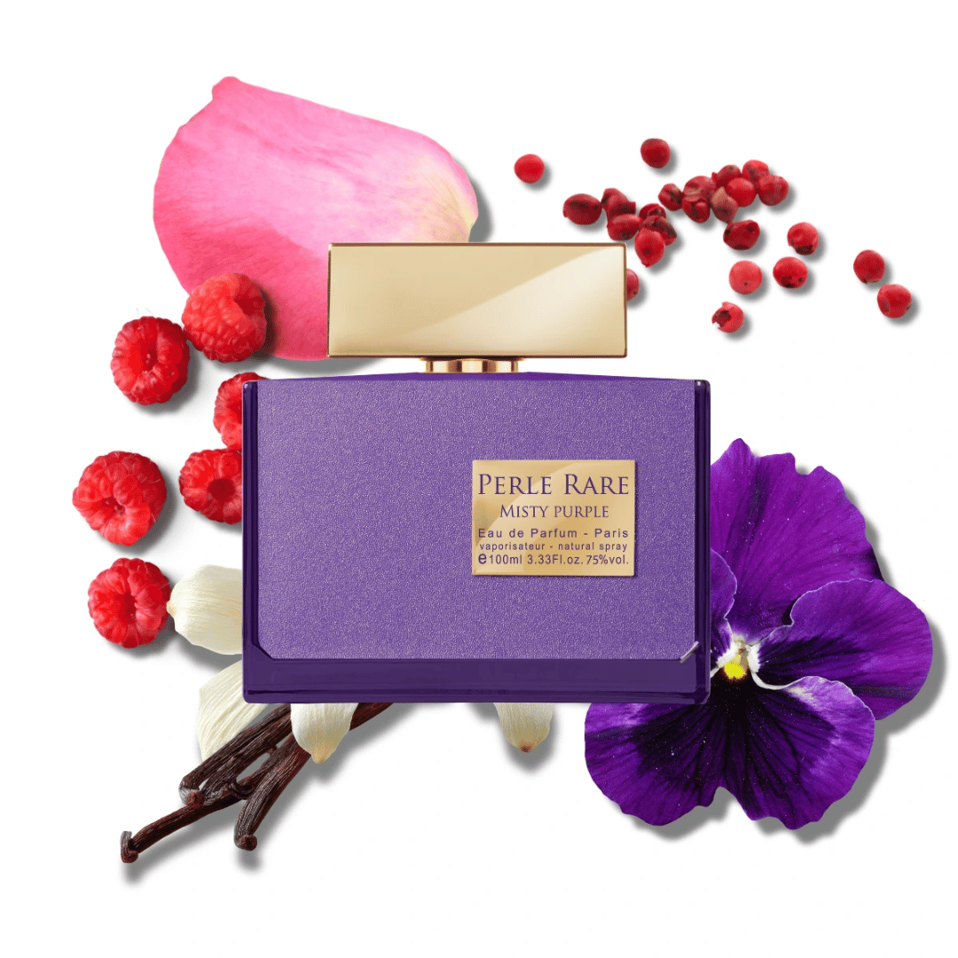 Panouge Paris PERLE RARE MISTY PURPLE Eau de Parfum mit Himbeeren und Blüten und Vanilleschote für scent amor Deinem Fachmann für feine Nischendüfte