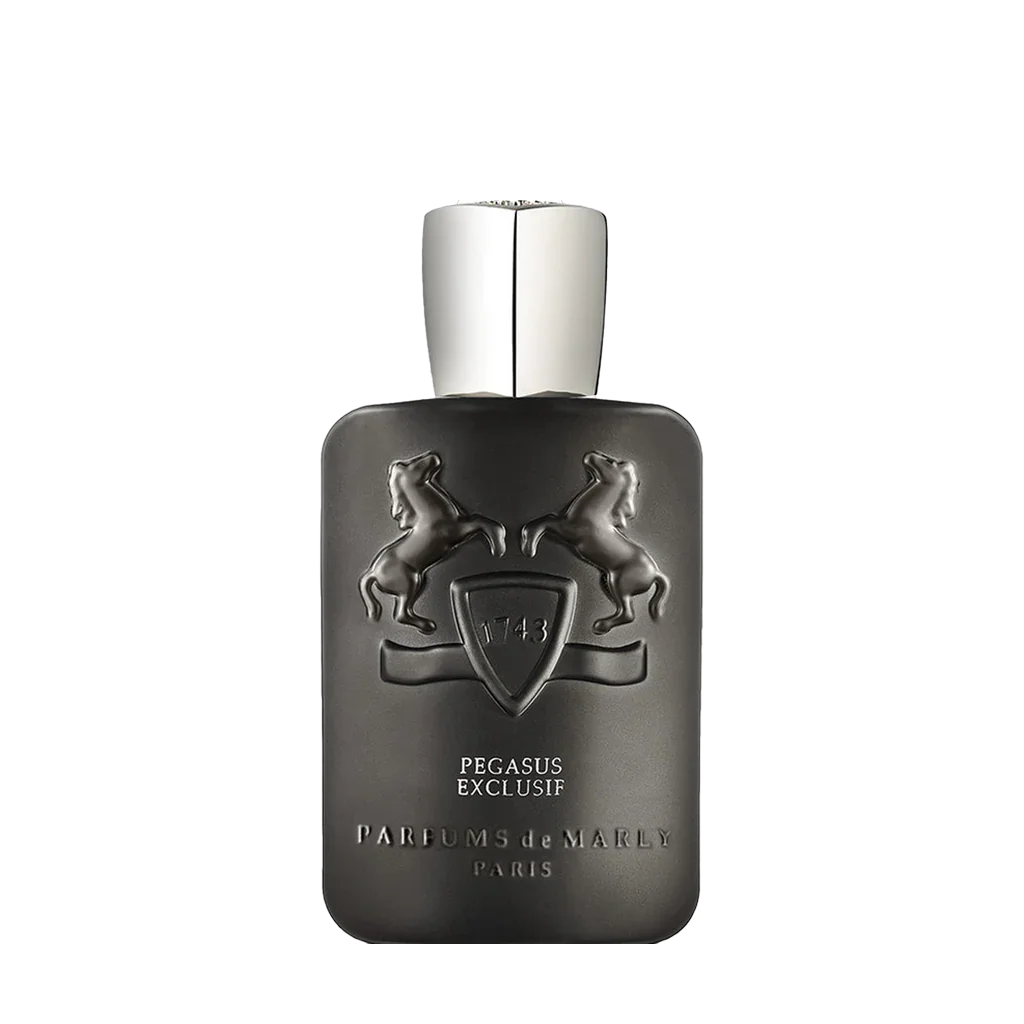 Freigestellter Flakon von Parfums de Marly Pegasus Exclusif Eau de Parfum – ein Symbol luxuriöser Raffinesse und maskuliner Duftkunst – jetzt bei scent amor entdecken