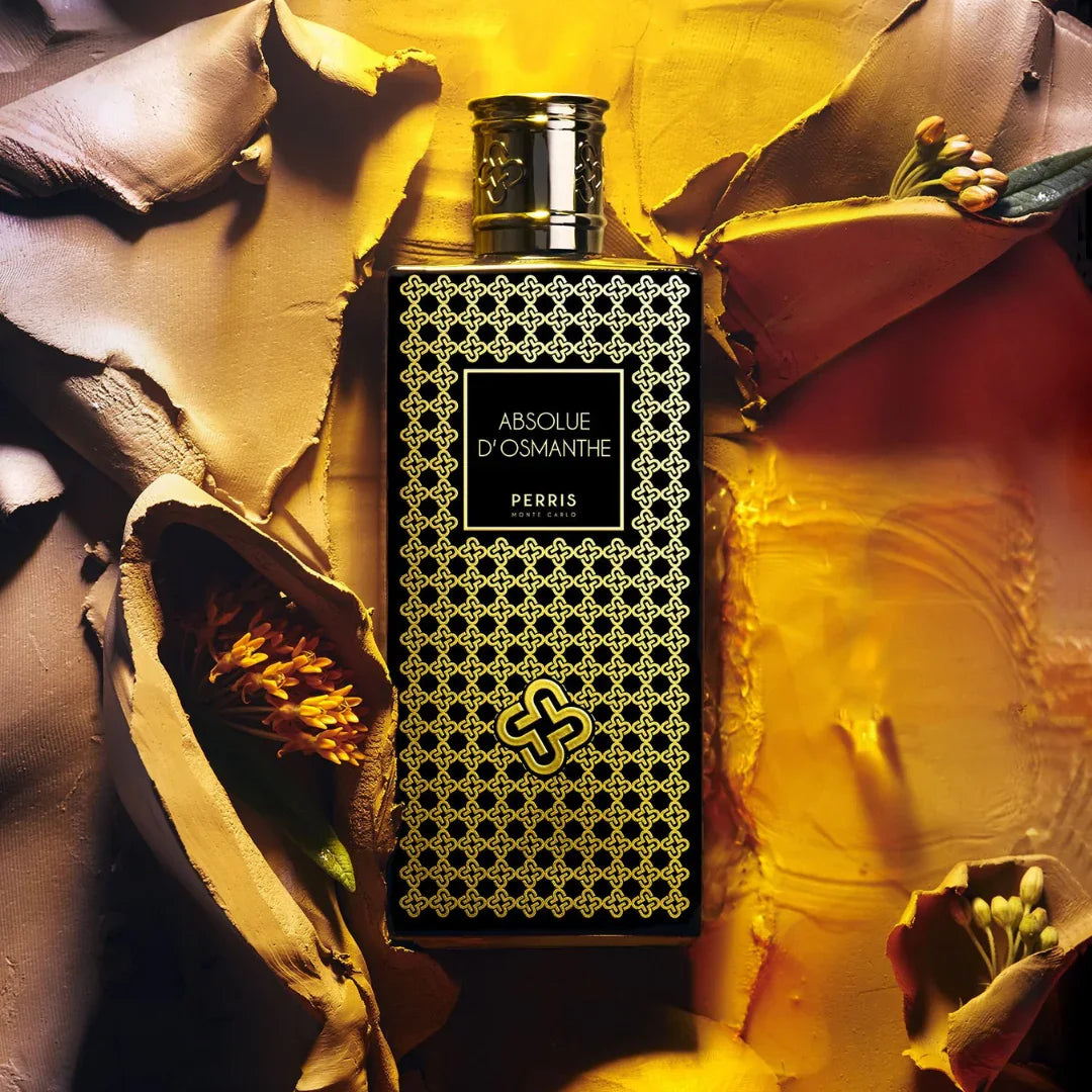 Perris Monte Carlo ABSOLUE D'OSMANTHE Eau de Parfum Mood Flakon Ocker paste it Blüten scent amor
