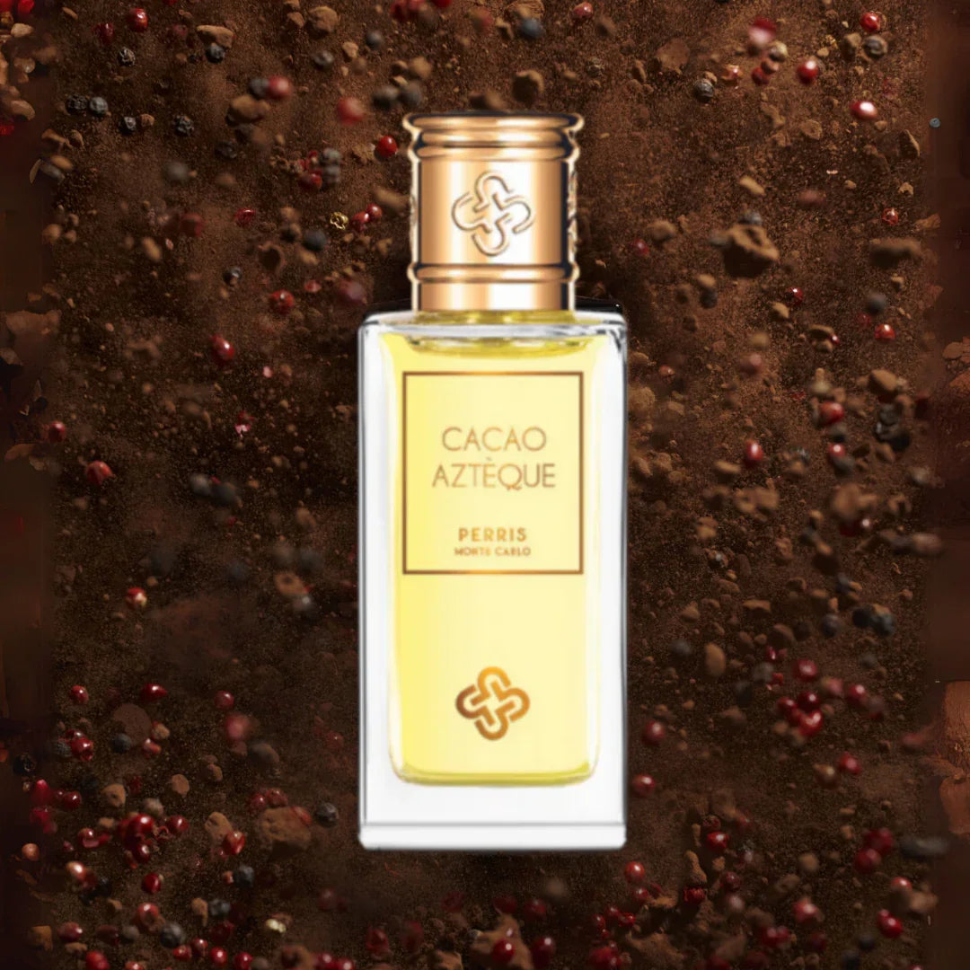 Perris Monte Carlo CACAO AZTÈQUE Extrait de Parfum Flakon Mood auf Schokolade und Pfeffer scent amor
