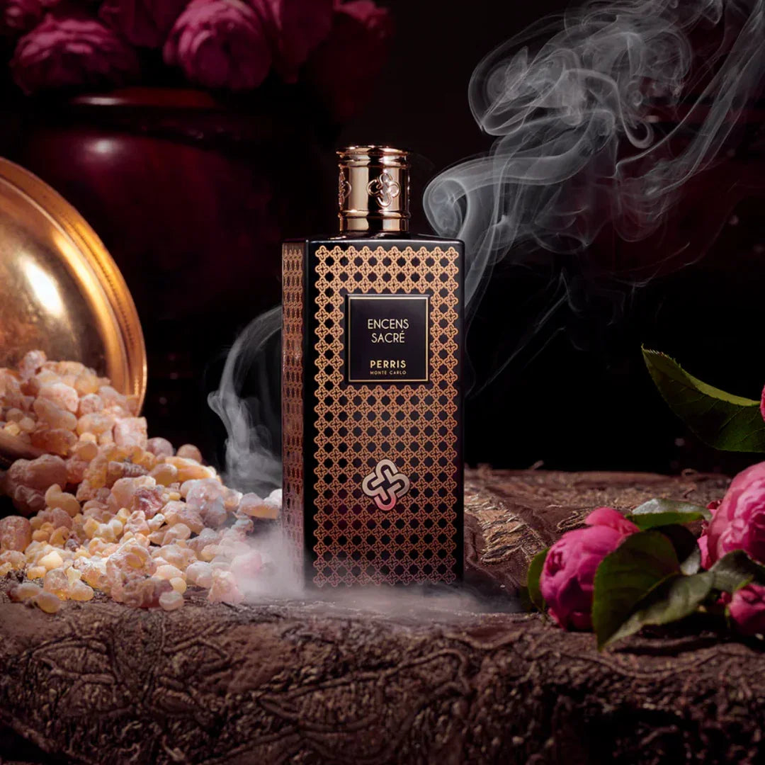 Perris Monte Carlo ENCENS SACRÉ Eau de Parfum Mood Flakon Weihrauch und Rosen scent amor