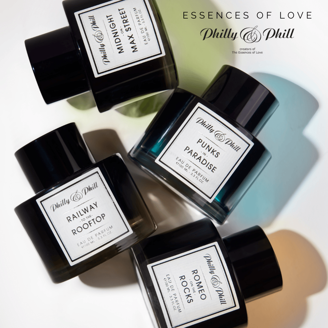 Mood Aufnahmen mit 4 Flakons bei scent amor deinem Fachmann für Nischenparfum