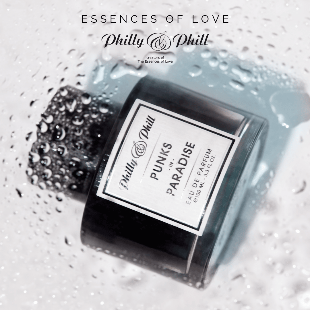 Philly & Phill – PUNKS IN PARADISE - Eau de Parfum Flakon mit Tropfen bei scent amor deinem Spezialisten für Nischendüfte