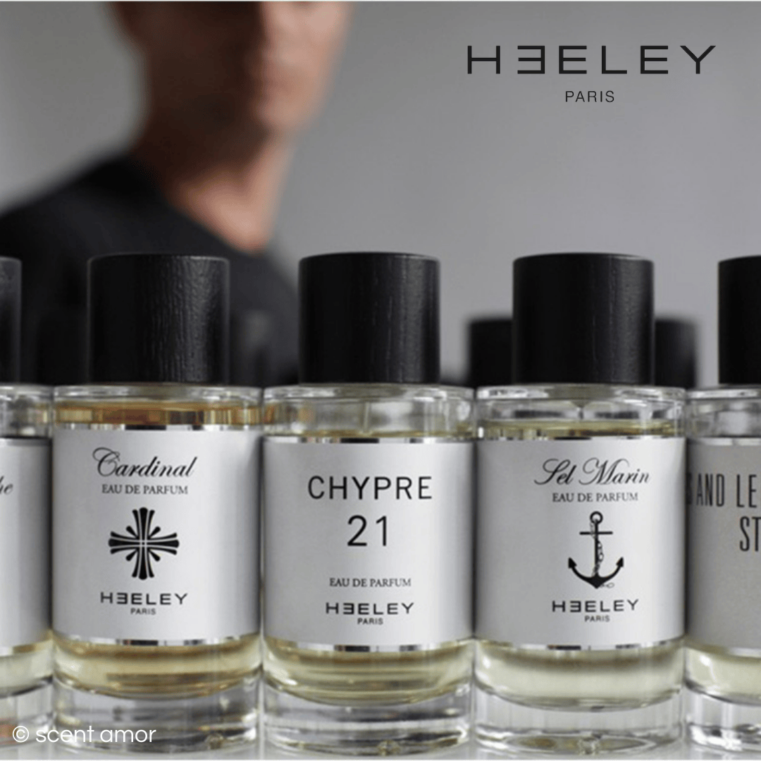 Heeley mood bild mit james heely im Hintergrund scent amor