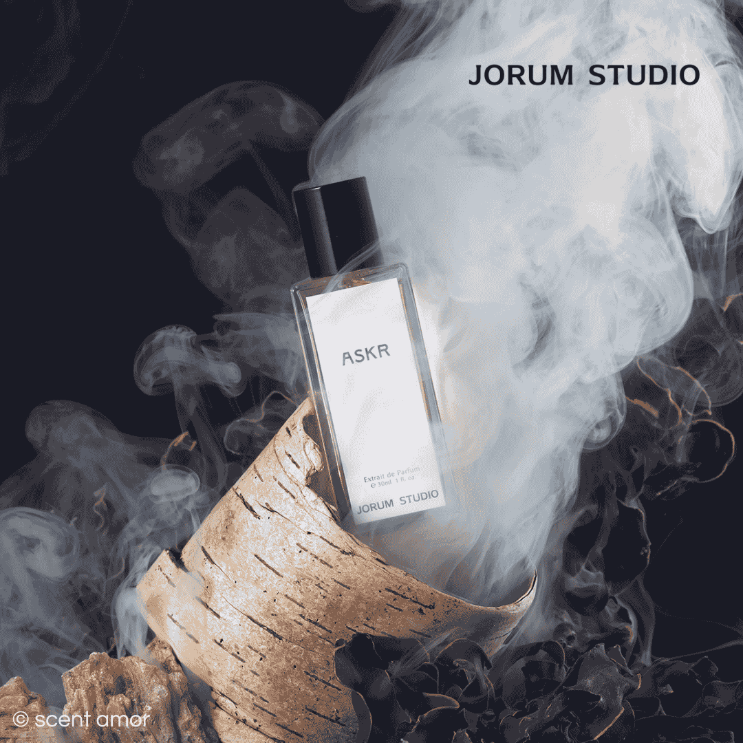 Jorum Studio Mood Bild mit Rauch aus Birkenrinde bei scent amor deinem Fachmann für Nischendüfte