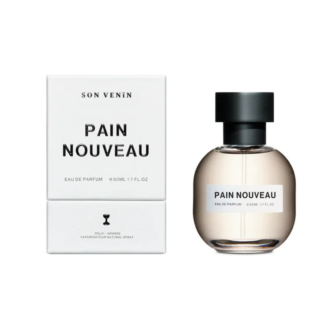 Son Venin Pain Nouveau Eau de Parfum – die elegante Box steht neben dem Flakon, ein Bild von Raffinesse und Sinnlichkeit – entdecke den Nischenduft