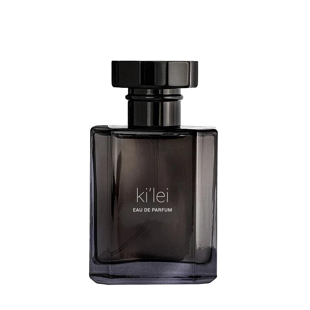 Ein Hauch Luxus: ki'lei Eau de Parfum Flakon von Source Adage, freigestellt für scent amor
