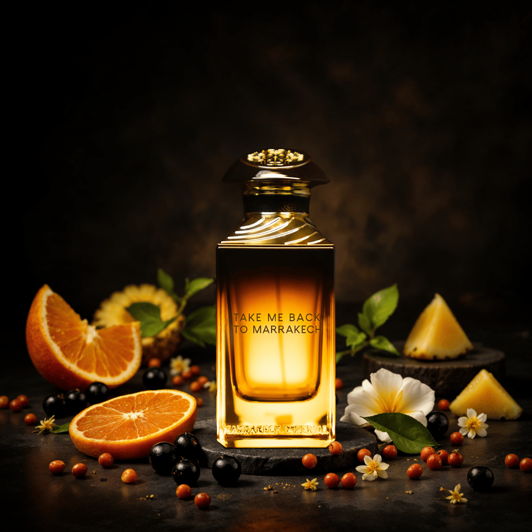 TAKE ME BACK TO MARRAKECH - Marrakech Imperial Nischenduft Flakon mit Orange, Ananas und Pfeffer bei scent amor