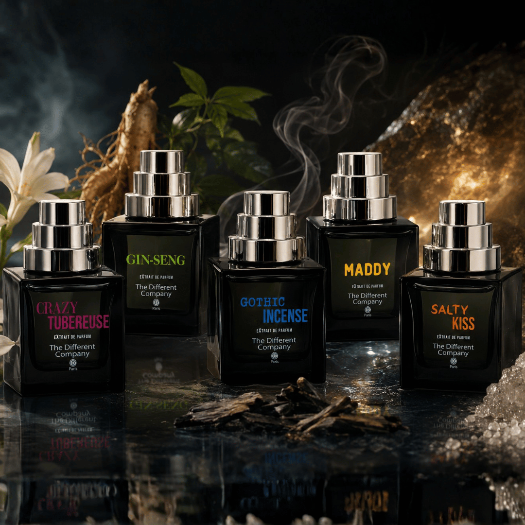 The different Company Gruppe Nischendüfte von THE DIFFERENT COMPANY Extrait Extreme bei scent amor auf dunklem Untergrund