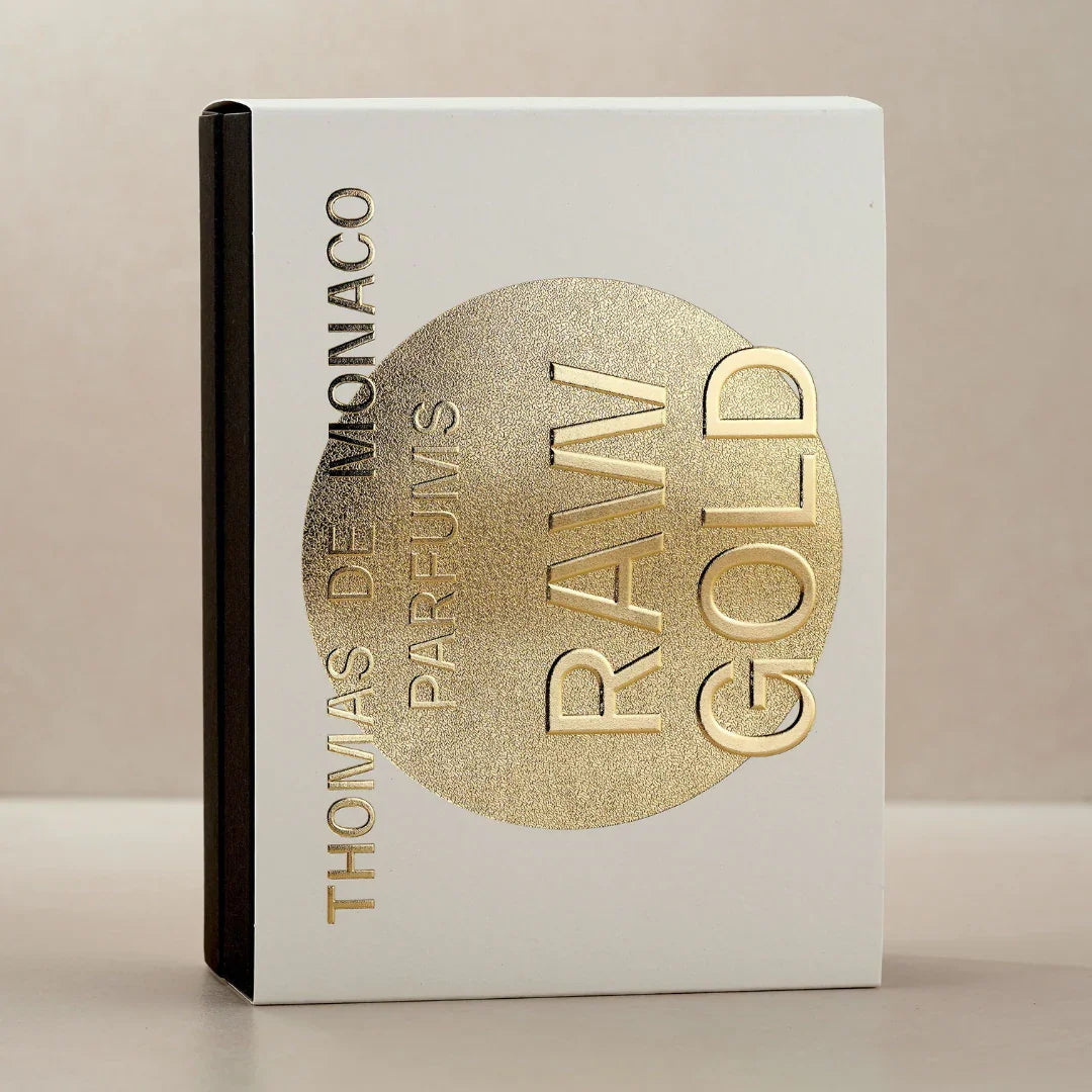 Thomas De Monaco Raw Gold Eau de Parfum Verpackung- hochwertiger Nischenduft erhältlich bei scent amor