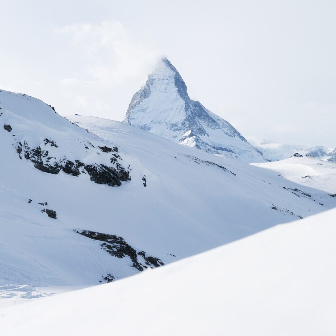 Schneelandschaft im Gebirge für BU FENG Eau de parfums bei scent amor Fachmann für Nischenparfum