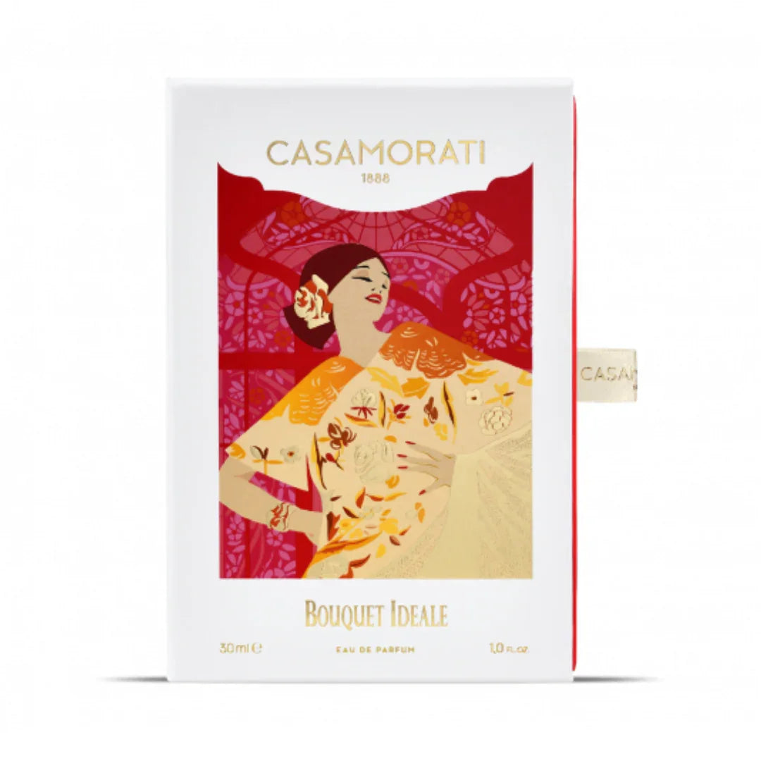 Verpackung von Xerjoff Bouquet Ideale Eau de Parfum – luxuriöser Nischenduft mit warmer Komposition aus Gewürzen und Blüten, stilvoll bei scent amor erleben