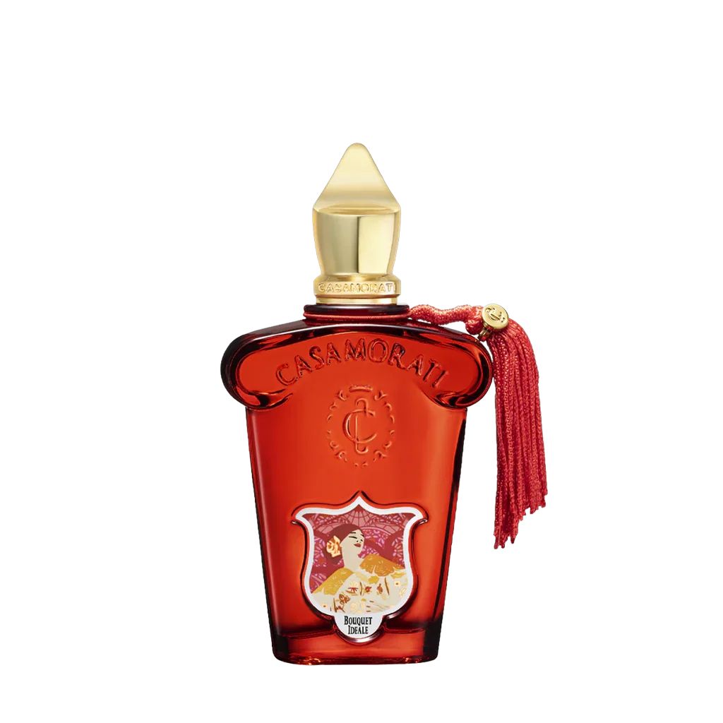 Freigestellter Flakon von Xerjoff Bouquet Ideale Eau de Parfum – ein sinnlich-würziger Nischenduft mit Vanille aus der Casamorati-Kollektion, jetzt bei scent amor entdecken