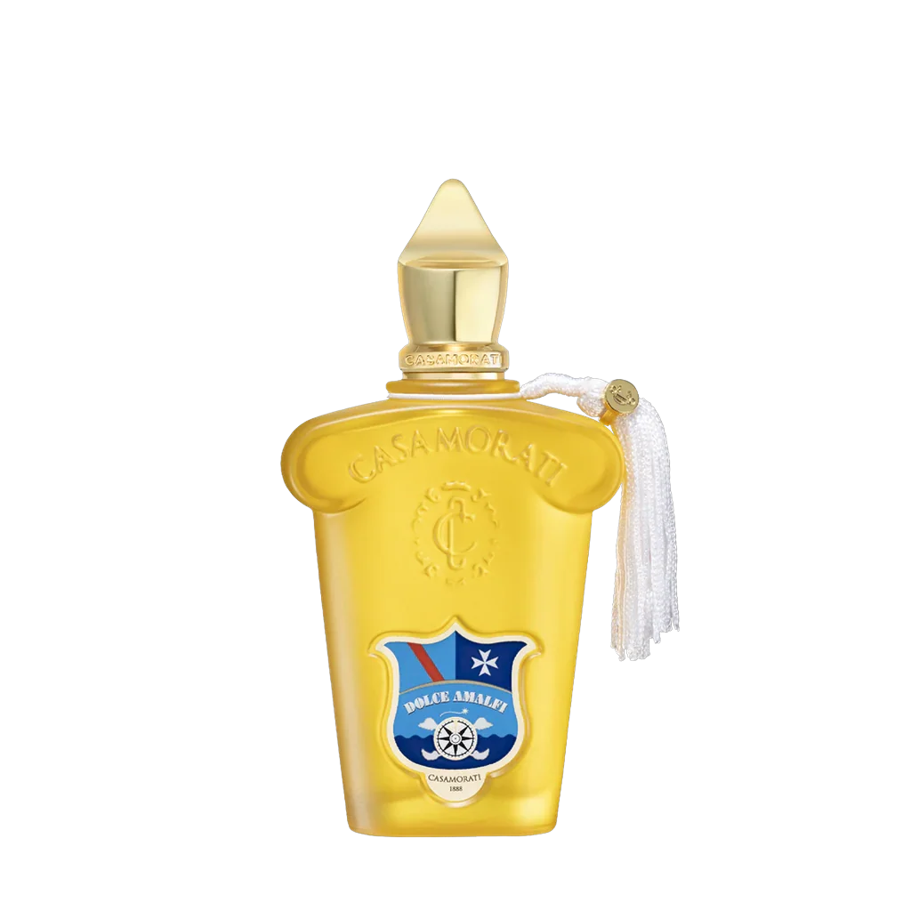 Xerjoff Dolce Amalfi Eau de Parfum – der freigestellte Flakon dieses warm-fruchtigen Nischendufts aus der Casamorati-Kollektion lädt bei scent amor zum Träumen ein