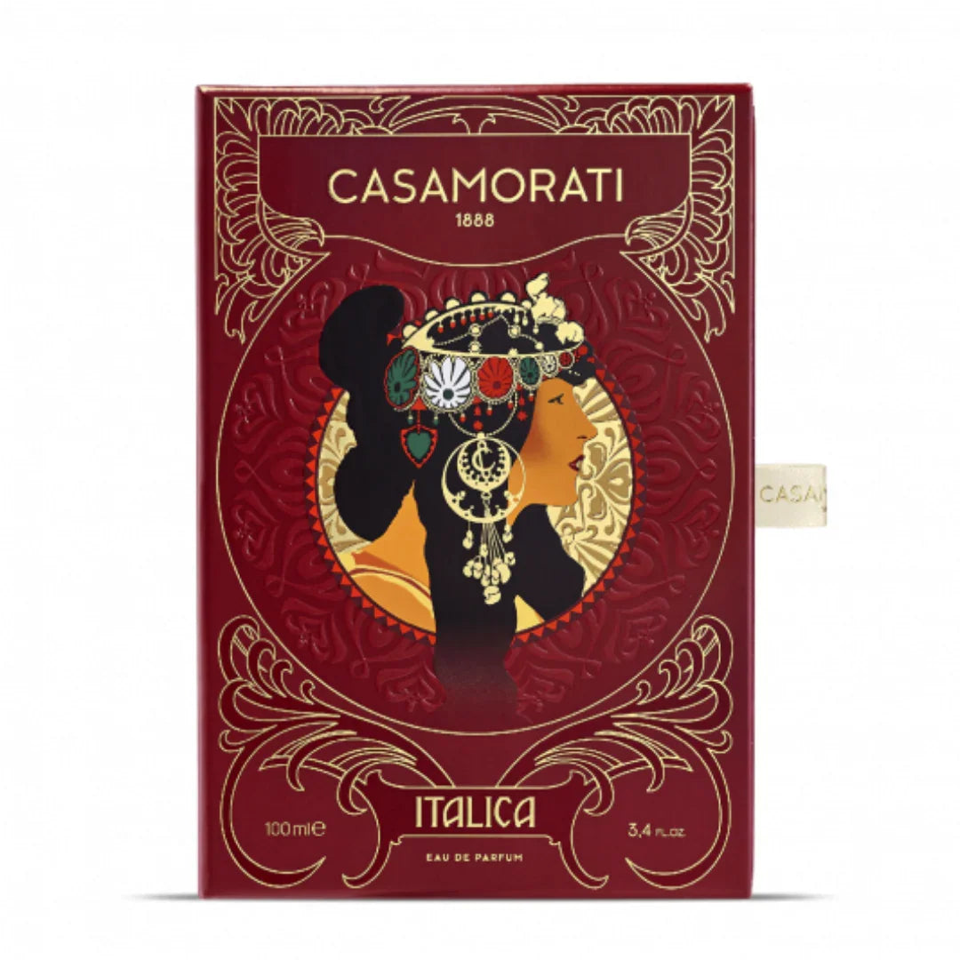 Geschlossene Verpackung von Xerjoff Italica Eau de Parfum – kunstvoll gestalteter Nischenduft mit verführerischer Duftkomposition, jetzt stilvoll bei scent amor auswählen