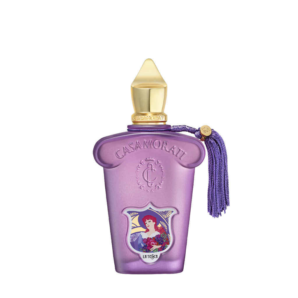 Freigestellter Flakon von Xerjoff La Tosca Eau de Parfum – ein klassisch-eleganter Nischenduft aus der Casamorati-Kollektion, mit zitrisch-floraler Duftkomposition, jetzt bei scent amor entdecken
