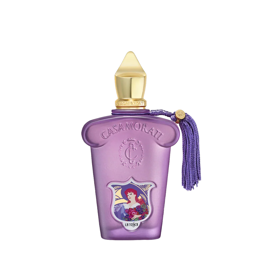 Freigestellter Flakon von Xerjoff La Tosca Eau de Parfum – ein klassisch-eleganter Nischenduft aus der Casamorati-Kollektion, mit zitrisch-floraler Duftkomposition, jetzt bei scent amor entdecken