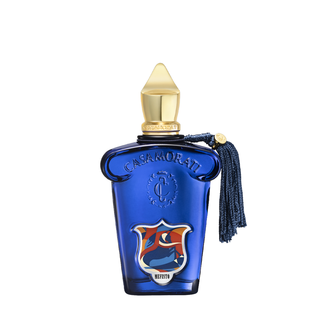 Freigestellter Flakon von Xerjoff Mefisto Eau de Parfum – ein frischer, eleganter Nischenduft aus der Casamorati-Kollektion, mit klassischer Duftkomposition, jetzt bei scent amor entdecken