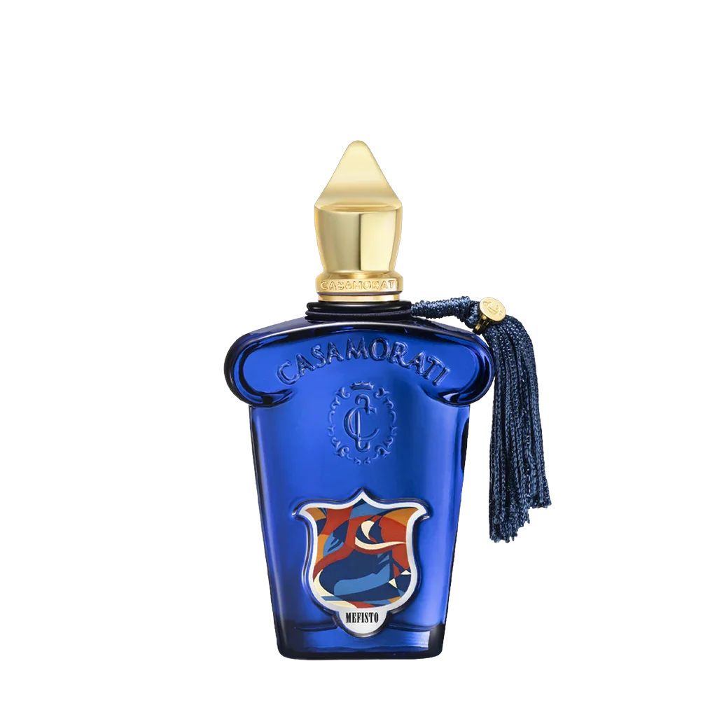 Freigestellter Flakon von Xerjoff Mefisto Eau de Parfum – ein frischer, eleganter Nischenduft aus der Casamorati-Kollektion, mit klassischer Duftkomposition, jetzt bei scent amor entdecken