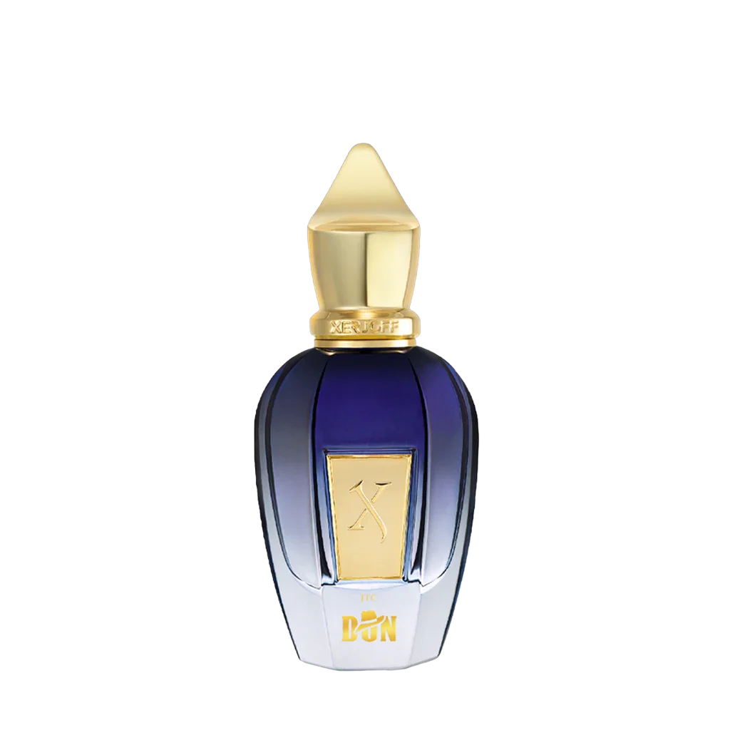 Freigestellter Flakon von Xerjoff Don Eau de Parfum – ein rauchig-aromatischer Nischenduft aus der Join the Club-Kollektion, markant und stilvoll, jetzt bei scent amor entdecken