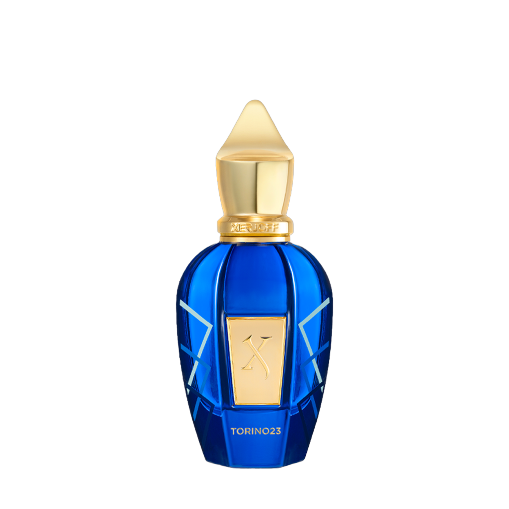 Freigestellter Flakon von Xerjoff Torino 23 Eau de Parfum – sportlich-eleganter Nischenduft mit frischer Duftkomposition, inspiriert vom Tennis, jetzt bei scent amor entdecken