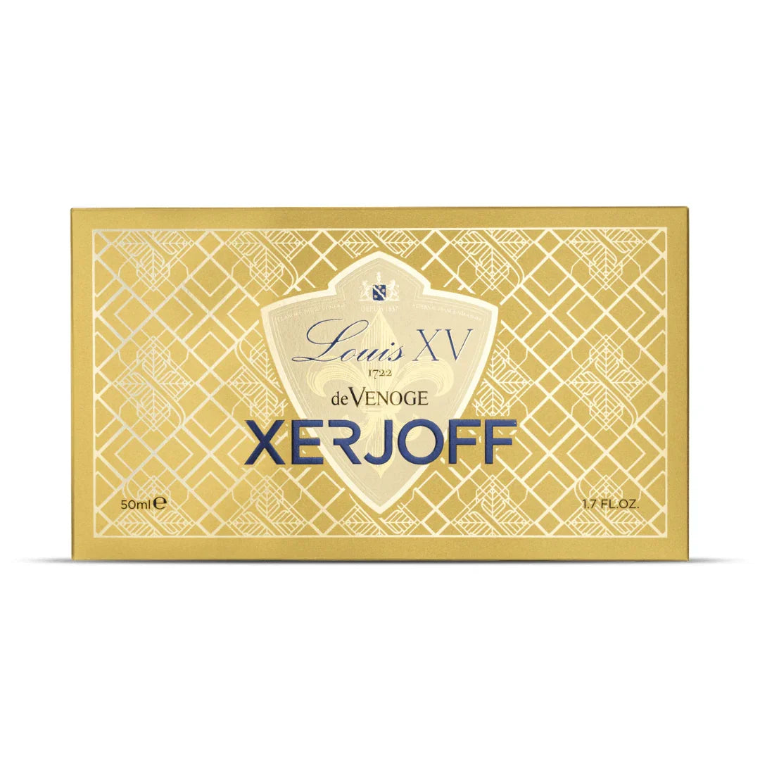 Außenansicht der luxuriösen Verpackung von Xerjoff Louis XV 1722 Eau de Parfum - kunstvoll inszenierter Nischenduft jetzt bei scent amor entdecken
