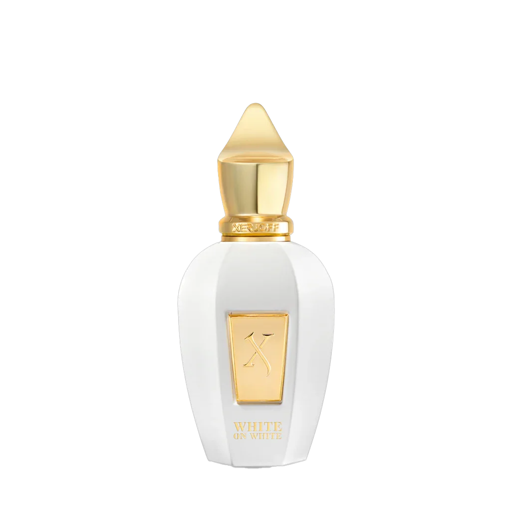 Freigestellter Flakon von Xerjoff White on White Eau de Parfum - luxuriöser Nischenduft aus der Spotlight Kollection, elegante Duftkomposition jetzt bei scent amor entdecken