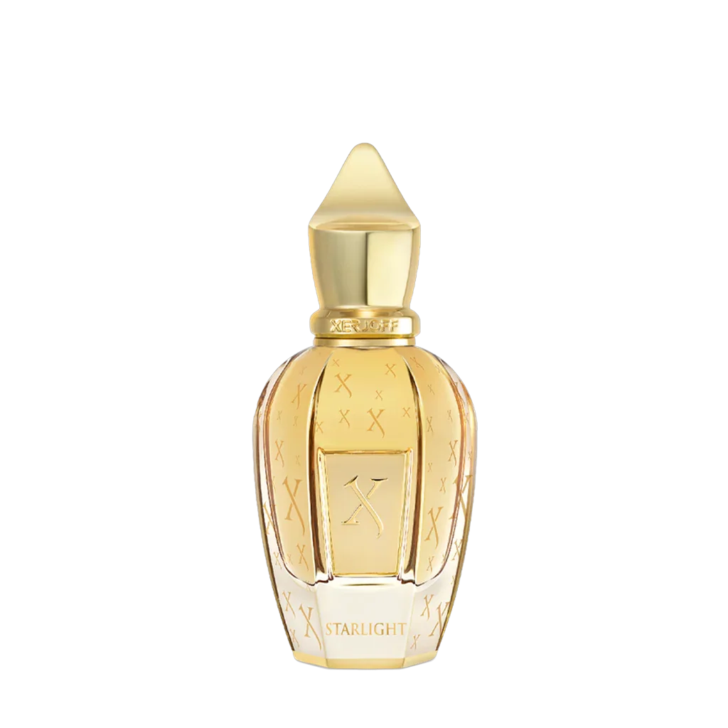 Freigestellter Flakon von Xerjoff Starlight Eau de Parfum – ein würzig-warmer Nischenduft mit strahlender Eleganz aus der Spotlight Collection, jetzt bei scent amor entdecken