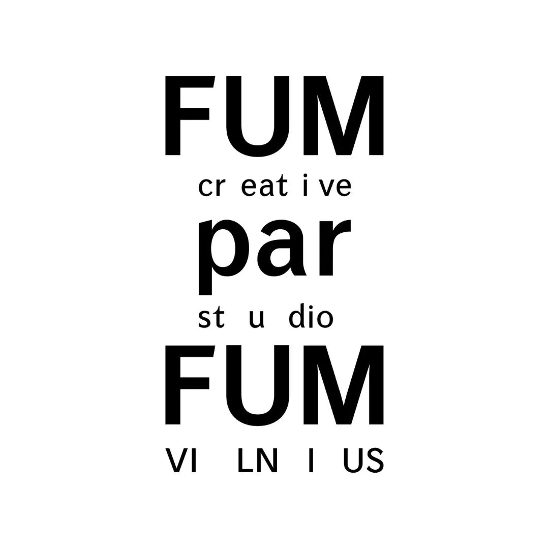 FUMparFUM Markenlogo – unabhängige Nischenparfümmarke von Aistis Mickevičius, erhältlich bei scent amor.