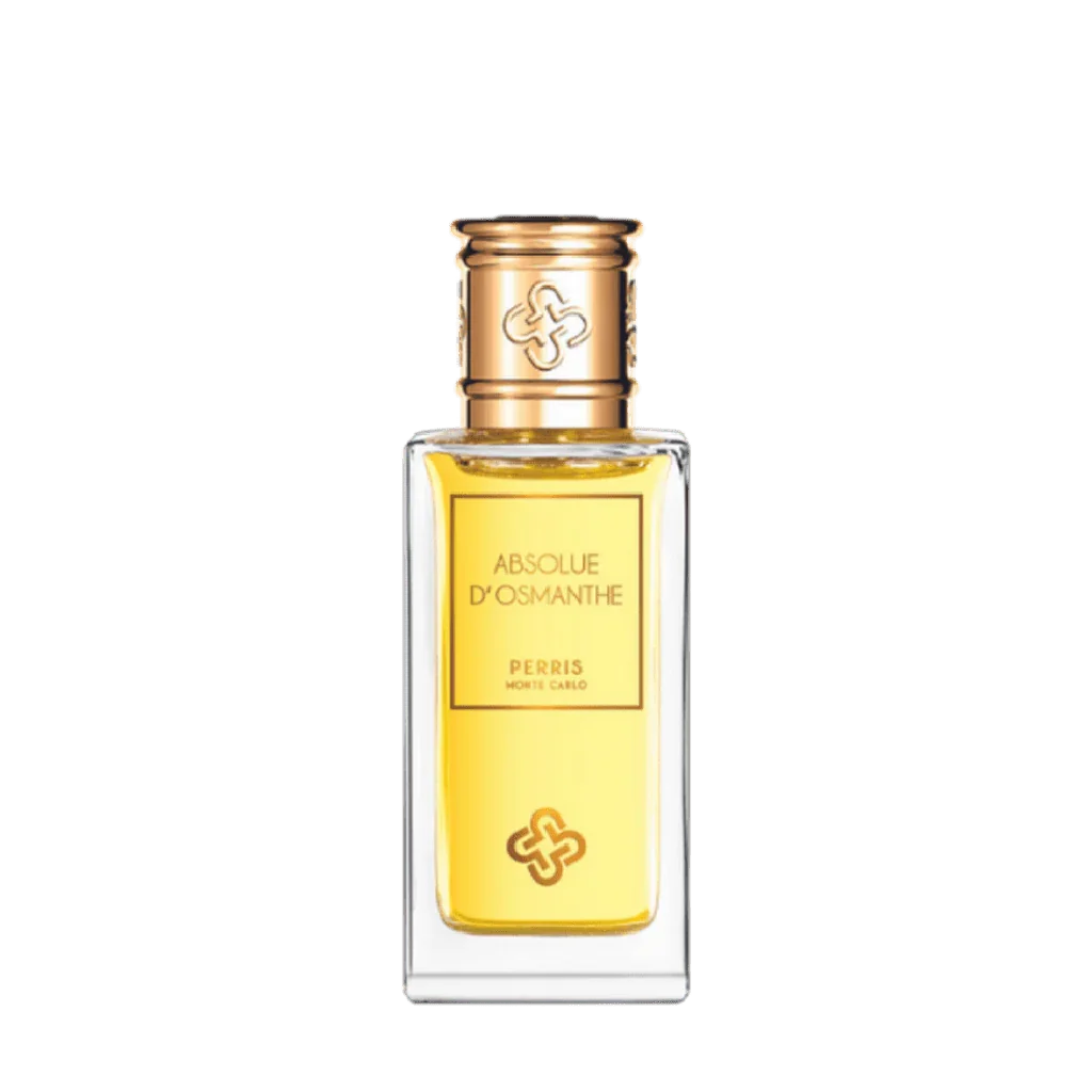 Perris Monte Carlo ABSOLUE D'OSMANTHE Extrait de Parfum Flakon freigestellt frontal scent amor