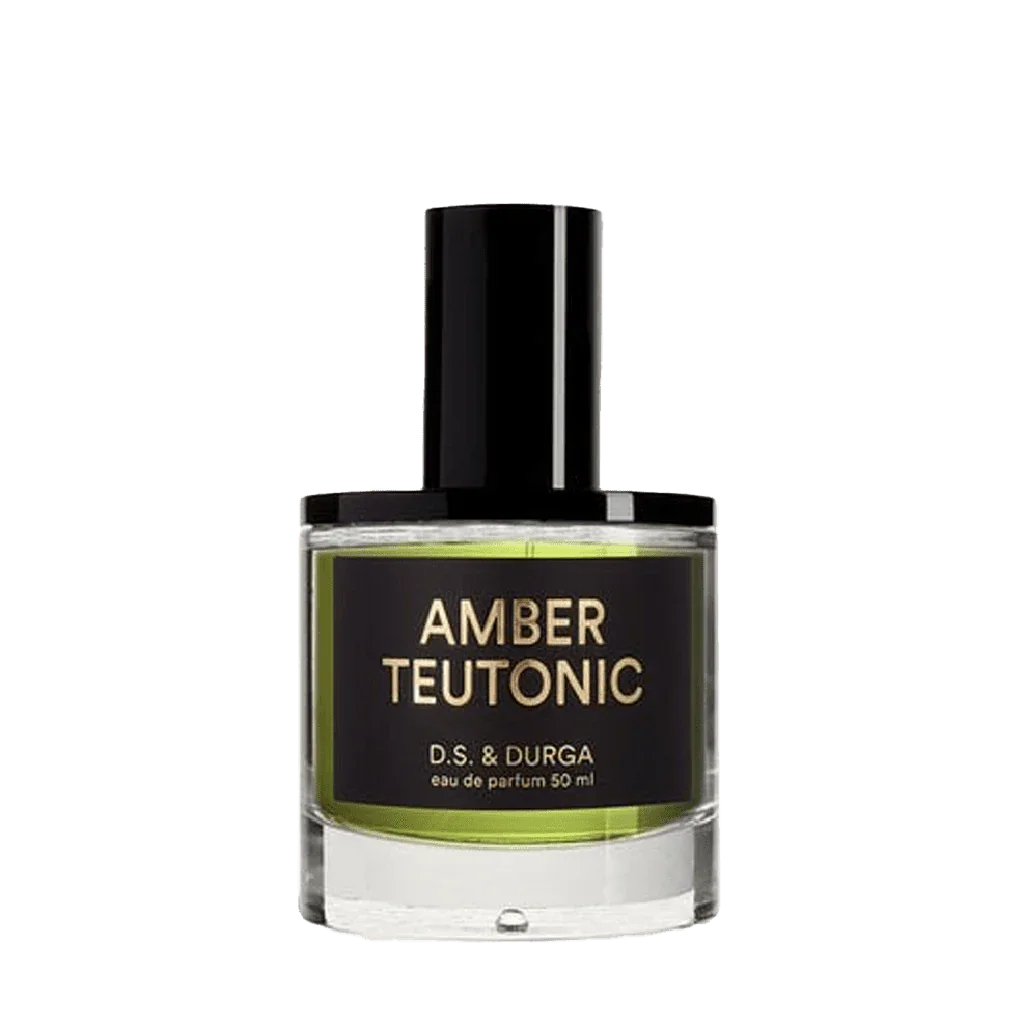 D.S. & Durga AMBER TEUTONIC Eau de Parfum Flakon freigestellt frontal scent amor