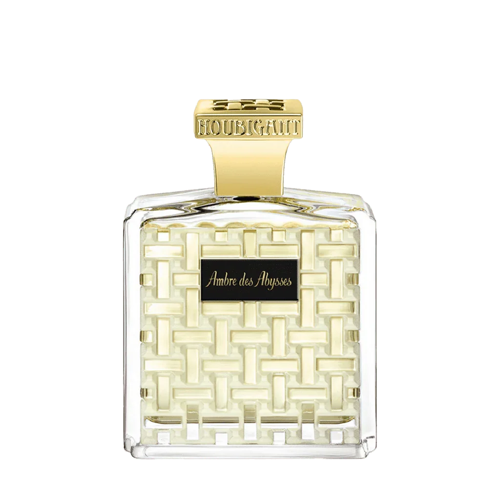 Houbigant Paris AMBRE DES ABYSSES Eau de Parfum Flakon freigestellt frontal scent amor