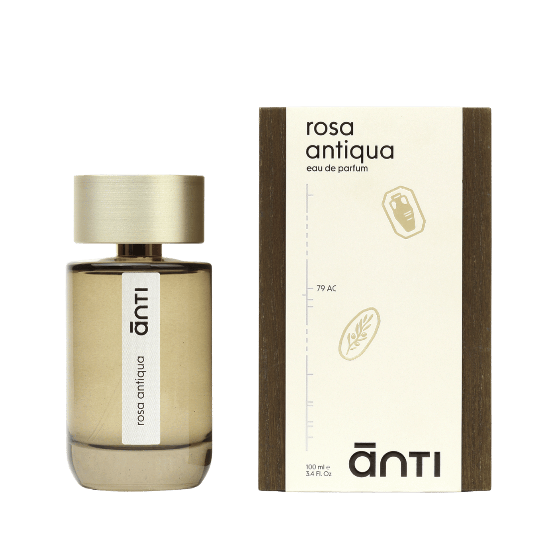 ānti Parfums rosa antiqua eau de Parfum mit box Nischenduft bei scent amor freigestellt