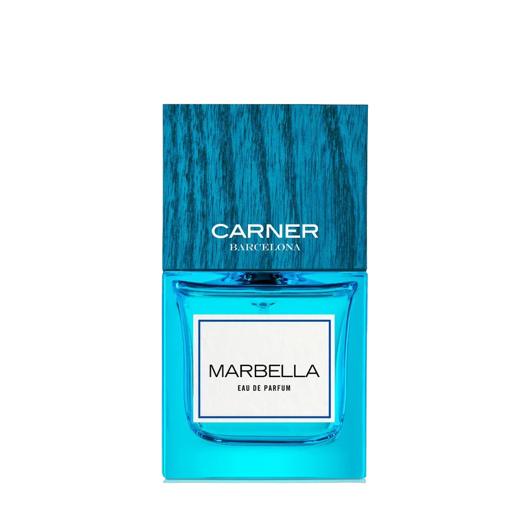 Carner Barcelona Dream Collection MARBELLA Eau de Parfum Flakon freigestellt frontal scent amor