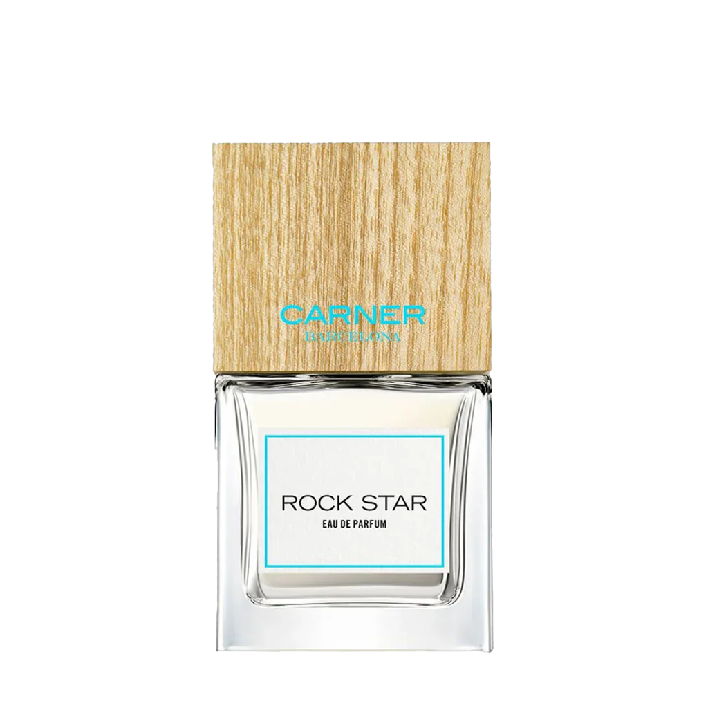 Carner Barcelona Mediterranean Collection ROCK STAR Eau de Parfum Flakon freigestellt frontal scent amor