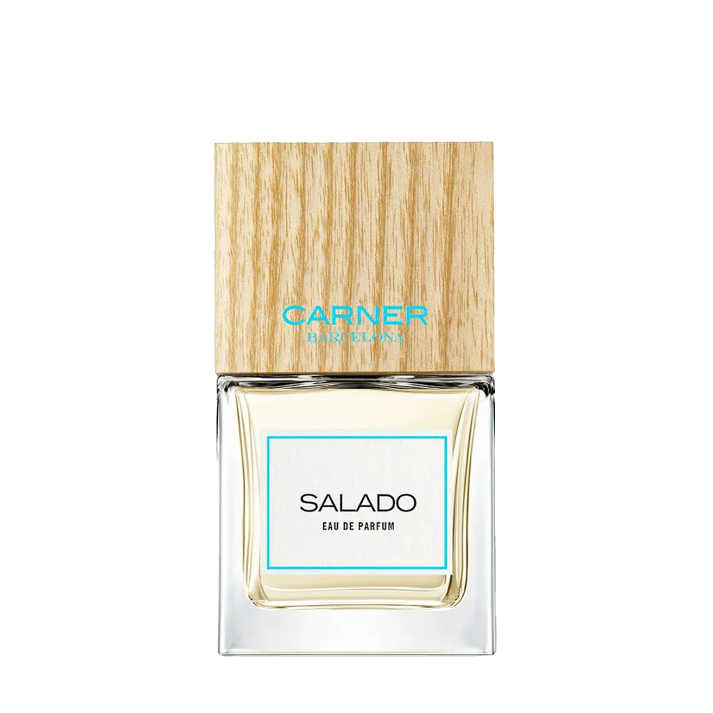 Carner Barcelona Mediterranean Collection SALADO Eau de Parfum Flakon freigestellt frontal scent amor