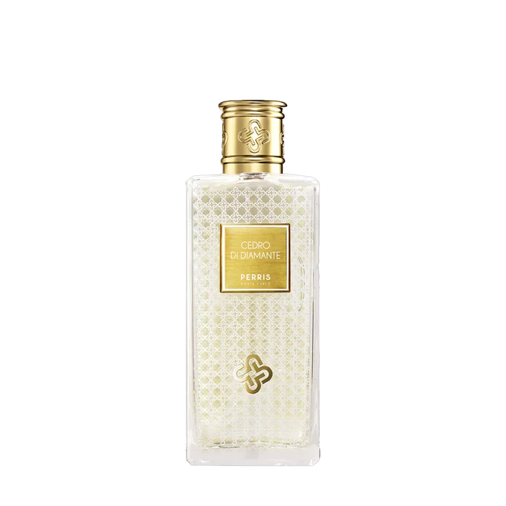 Perris Monte Carlo CEDRO DI DIAMANTE Eau de Parfum Flakon freigestellt frontal scent amor