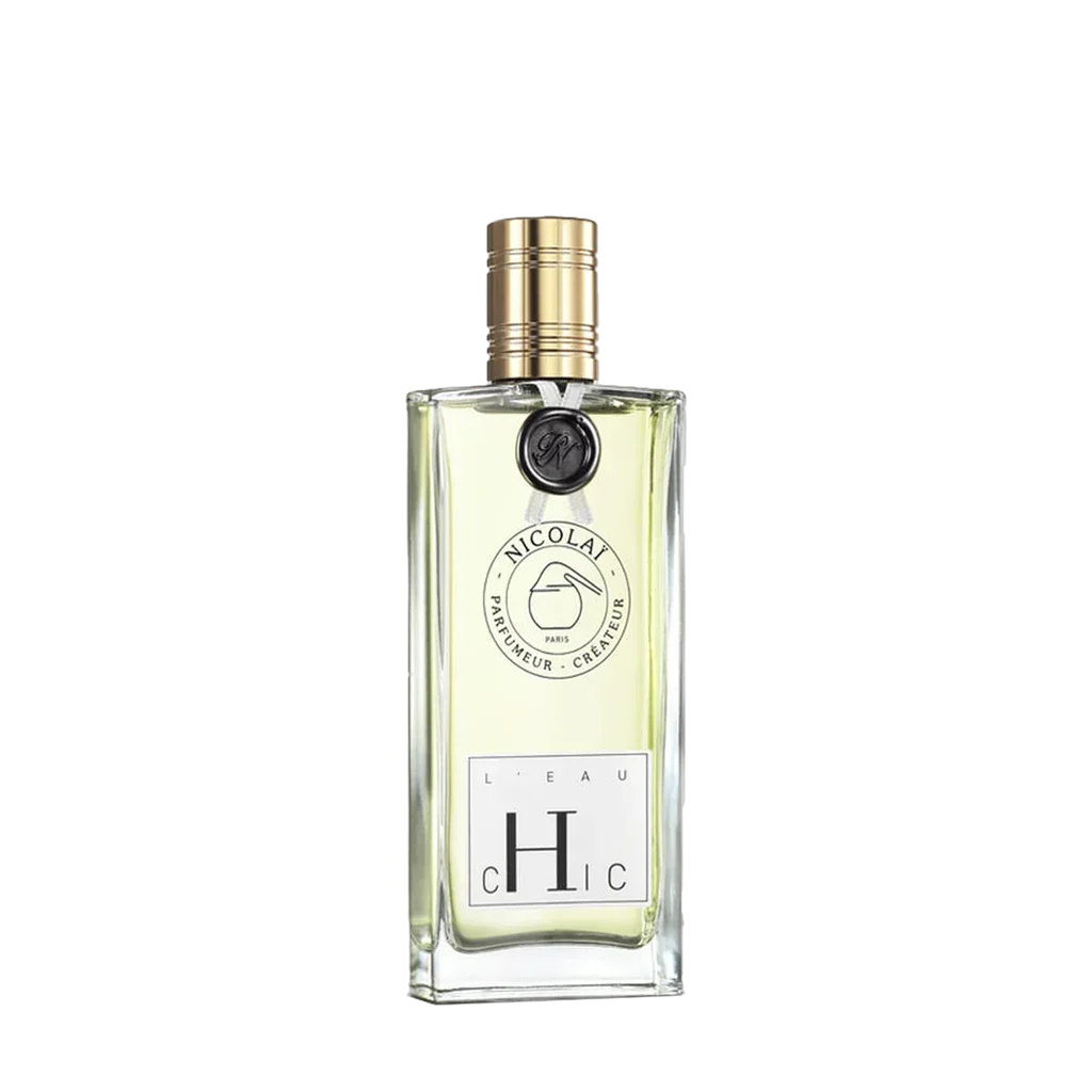 Nicolaï L'EAU CHIC Eau Fraiche Flakon freigestellt frontal scent amor