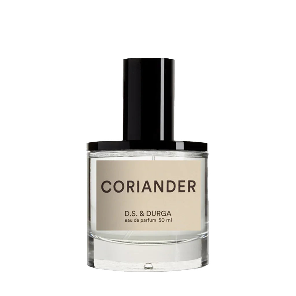 D.S. & Durga CORIANDER Eau de Parfum Flakon freigestellt frontal scent amor