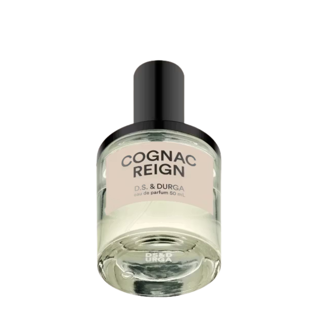 Freigestellter Flakon von D.S. & Durga Cognac Reign Eau de Parfum – luxuriöser Nischenduft mit edlem Charakter bei scent amor entdecken