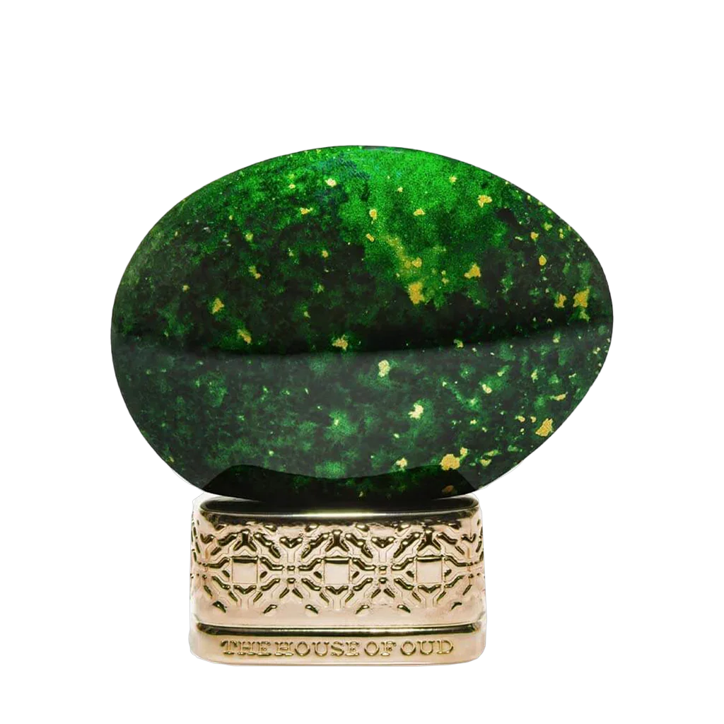 The House of Oud Royal Stones Collection EMERALD GREEN Eau de Parfum Flakon freigestellt