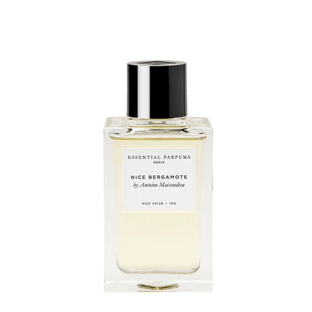 Freigestellter Flakon von Essential Parfums Nice Bergamotte Eau de Parfum by Antoine Maisondieu – strahlender Zitrusduft mit belebender Frische bei scent amor entdecken