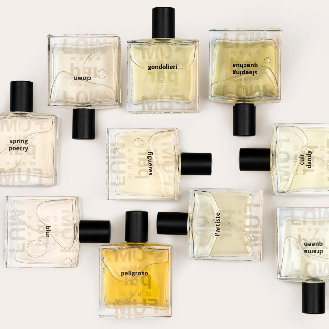Gruppenbild der FUMparFUM Düfte als Mood Image